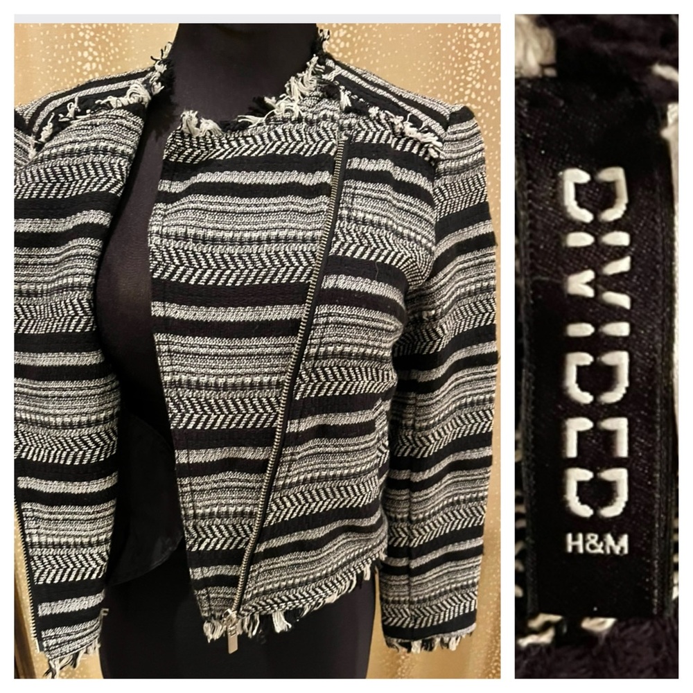 H&M Divided Zip Up Jacket/Blazer